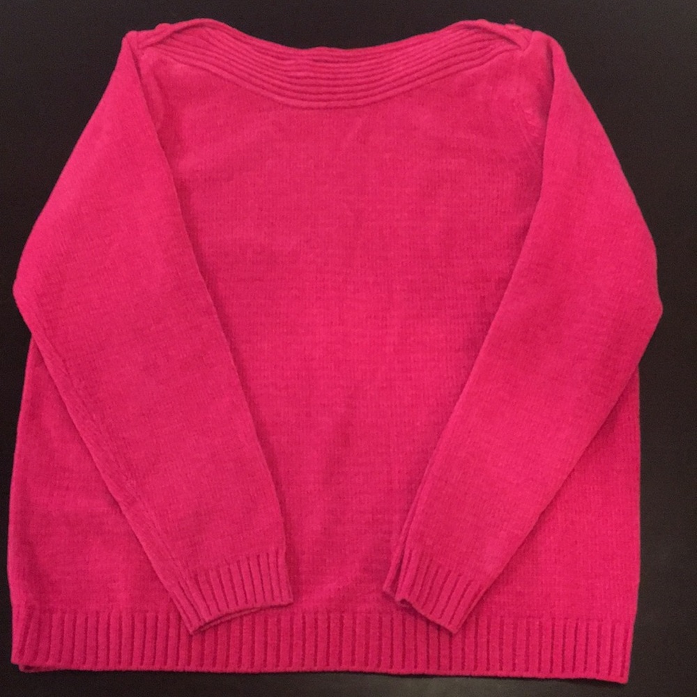 Pink Acrylic Sweater - XL